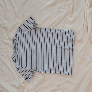 Striped Justice t-shirt